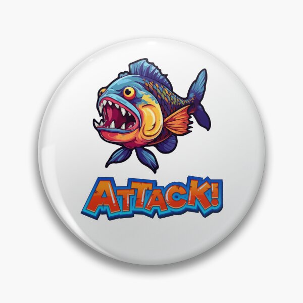 Item preview,  Piranah comming out Waves8-aquatic  Summer theme designed and sold by CosmicNook1.