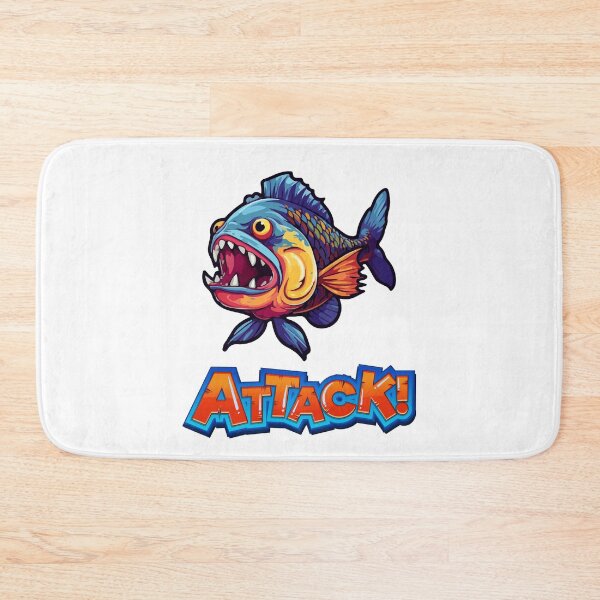 Item preview,  Piranah comming out Waves8-aquatic  Summer theme designed and sold by CosmicNook1.