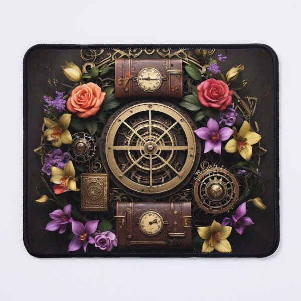 Item preview, Steampunk Floral Art: Leather & Brass Accented Arrangements designed and sold by InsightA.