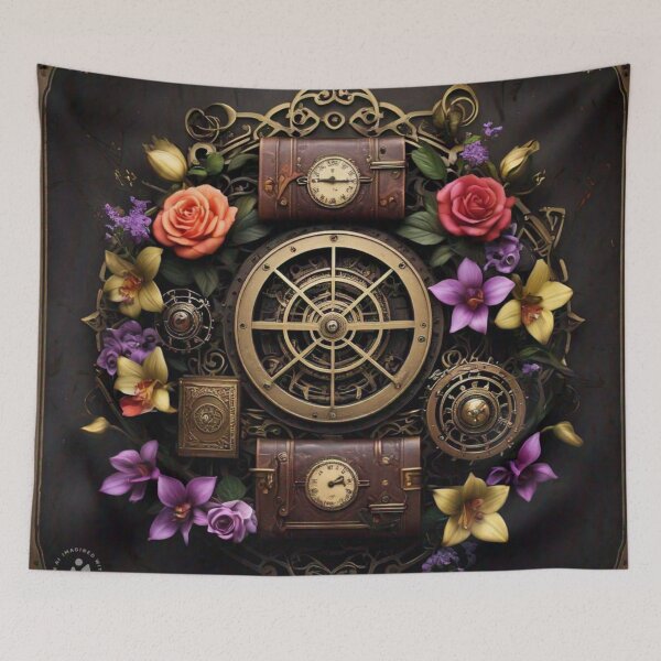 Item preview, Steampunk Floral Art: Leather & Brass Accented Arrangements designed and sold by InsightA.