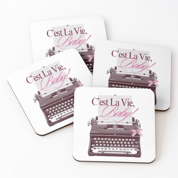 Item preview, Vintage Text Machine Coquette Girl designed and sold by MERX 404.