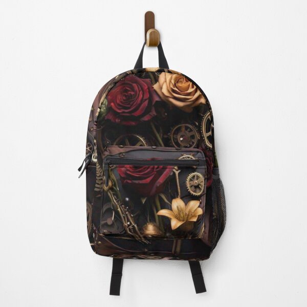 Item preview, Steampunk Floral Art: Leather & Brass Accented Arrangement designed and sold by InsightA.