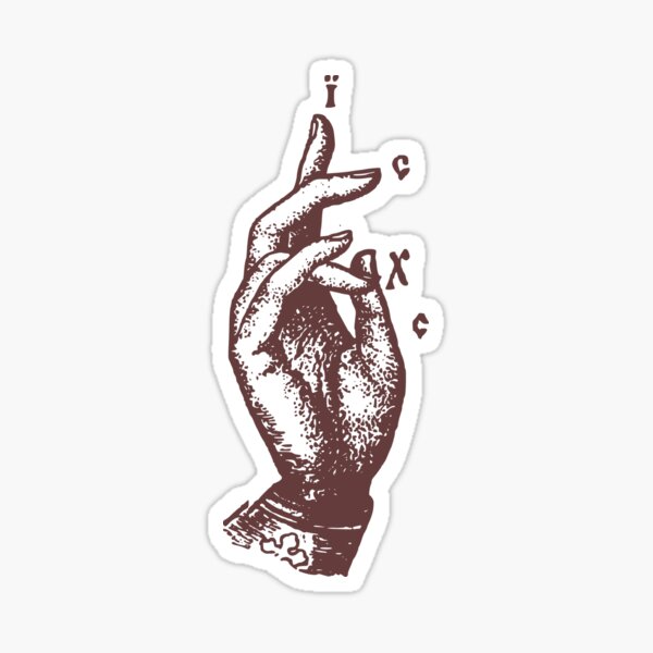 Item preview, Christian Prayer Blessing Hand Mudra Medieval Jesus designed and sold by h44k0n.