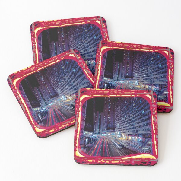 Item preview, Monster building long exposure cyberpunk  designed and sold by disshin.