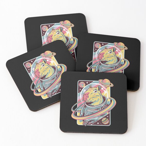Item preview, Space Capybara Design - Astronaut in the Cosmos designed and sold by VisualArtsOasis.