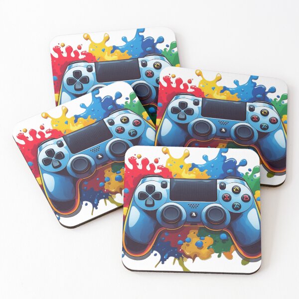 Item preview, Colorful Gaming Controller Sticker – Artistic Gamer Design designed and sold by Kawaii Planet Studio.