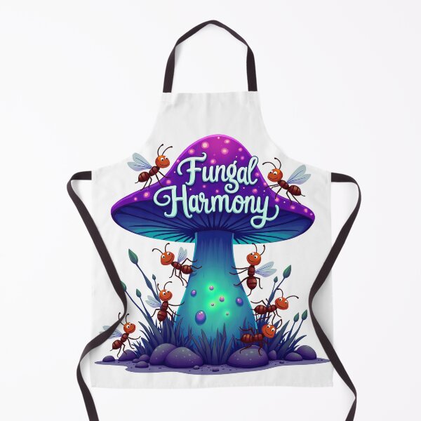 Item preview, Fungal Harmony - Ants on Mushroom designed and sold by Bulwshop.