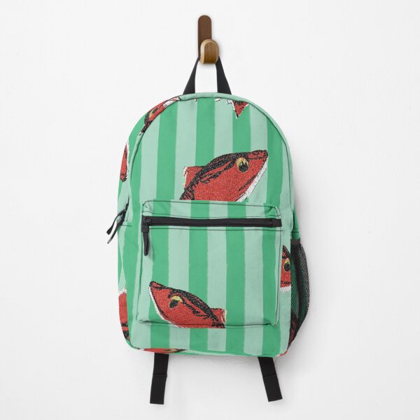 Item preview, Goldfish green stripe designed and sold by BubbleCut.