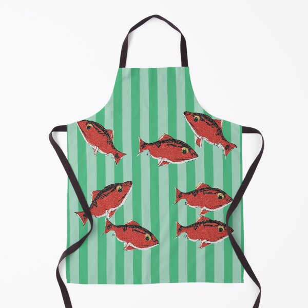 Item preview, Goldfish green stripe designed and sold by BubbleCut.