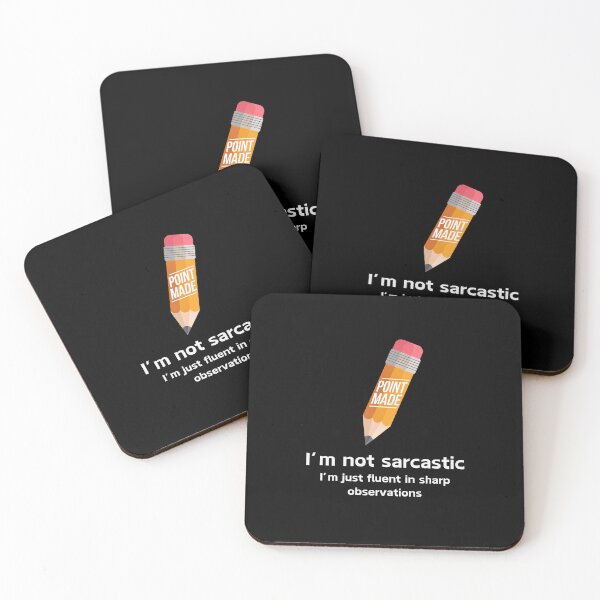 Item preview, Funny Sarcasm Design - Fluent in Sharp Observations designed and sold by VisualArtsOasis.