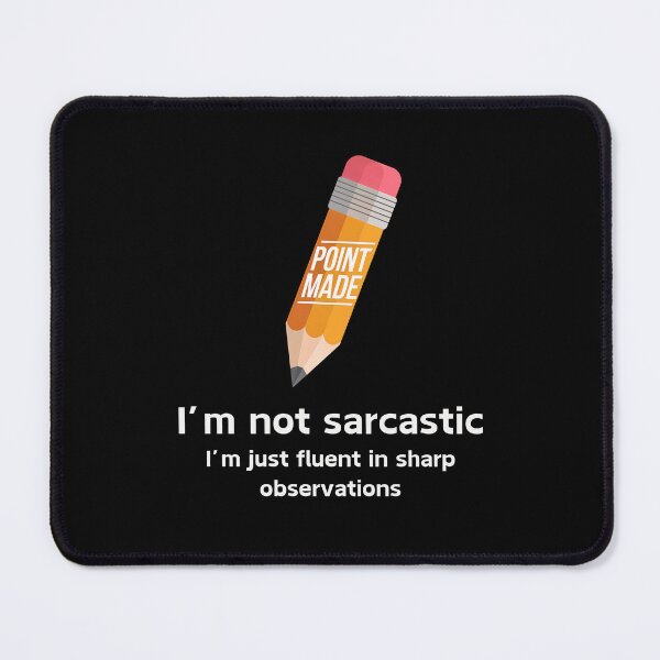 Item preview, Funny Sarcasm Design - Fluent in Sharp Observations designed and sold by VisualArtsOasis.