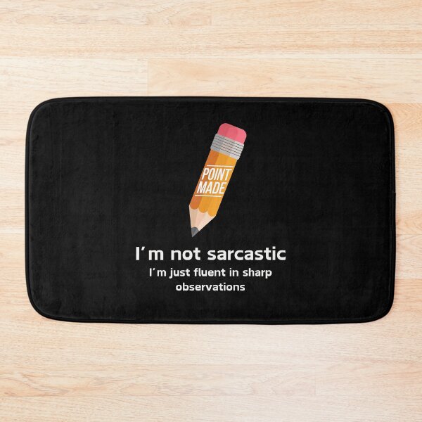 Item preview, Funny Sarcasm Design - Fluent in Sharp Observations designed and sold by VisualArtsOasis.