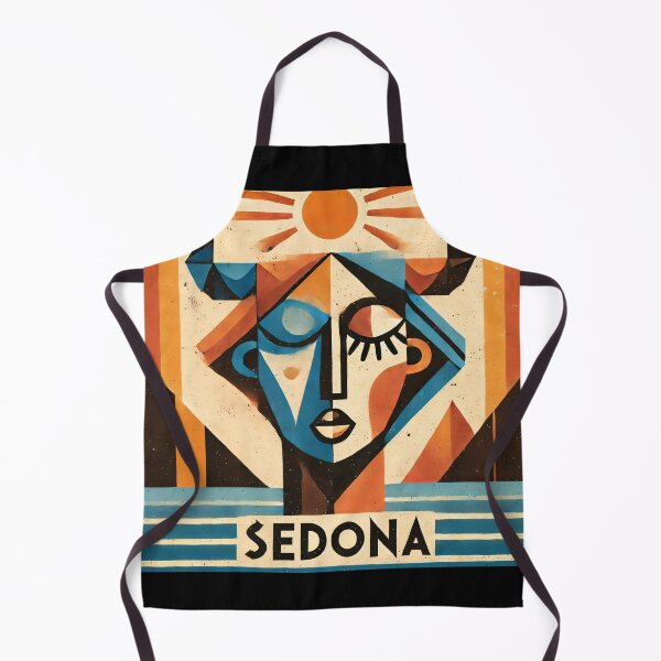 Item preview, Sedona Cubism Art – Red Rocks and Vortex Vibes designed and sold by OzzFrequency.