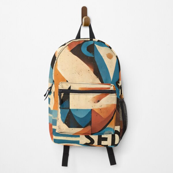 Item preview, Sedona Cubism Art – Red Rocks and Vortex Vibes designed and sold by OzzFrequency.