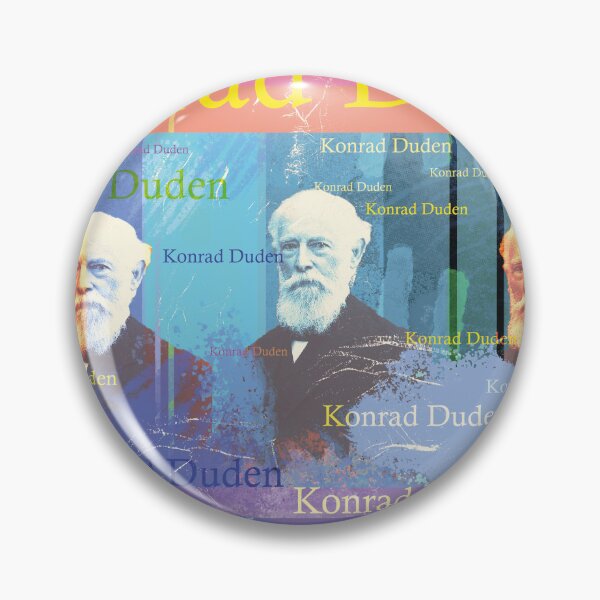 Item preview, Konrad Duden Portrait designed and sold by Mauswohn.