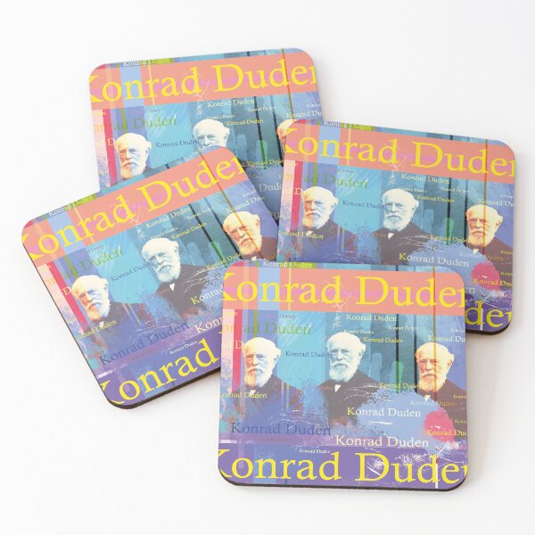 Item preview, Konrad Duden Portrait designed and sold by Mauswohn.