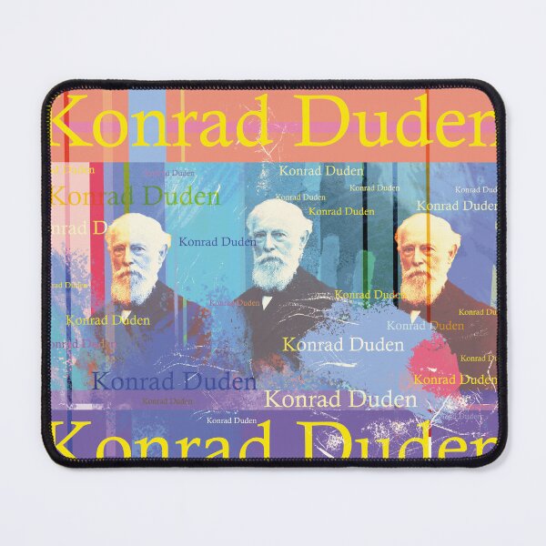 Item preview, Konrad Duden Portrait designed and sold by Mauswohn.