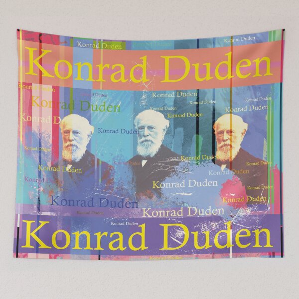 Item preview, Konrad Duden Portrait designed and sold by Mauswohn.