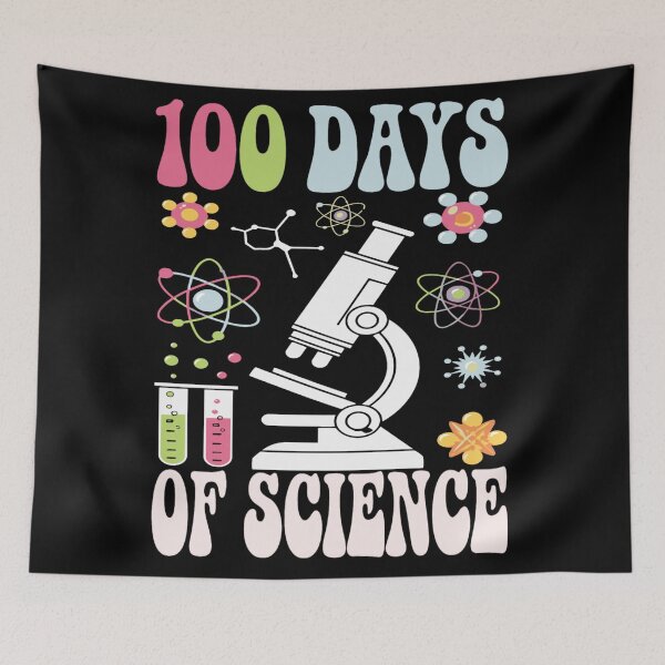 Item preview, 100 Days of School Science Teacher designed and sold by KitonicTees.