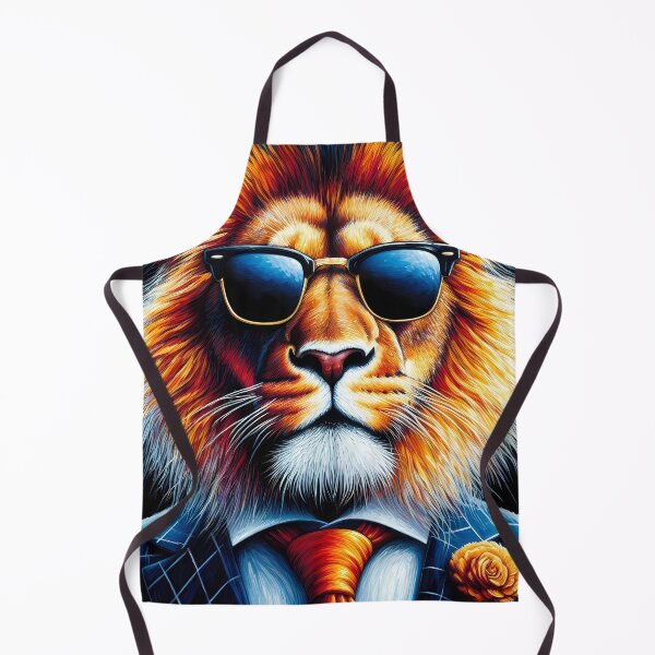 Aperçu de l'œuvre Lion cool créée et vendue par Visual Nomad Club.