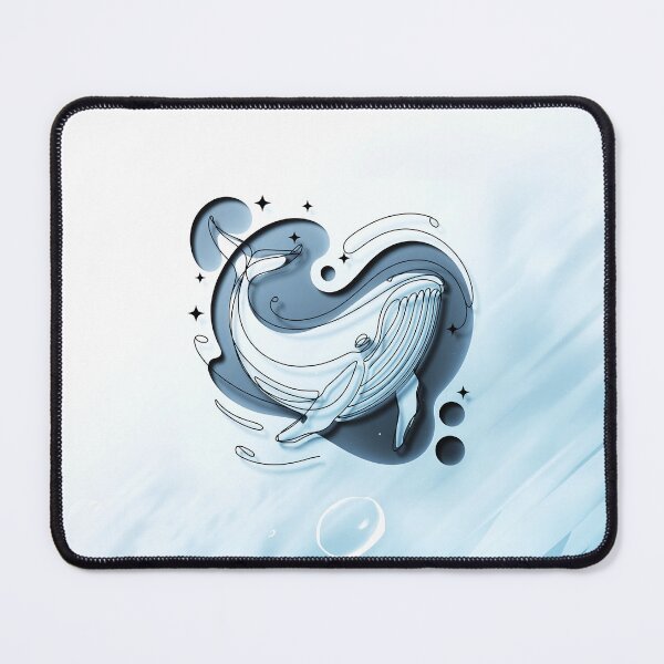 Item preview, Majestic Whale in Cosmic Ocean Art designed and sold by ZetaDream.