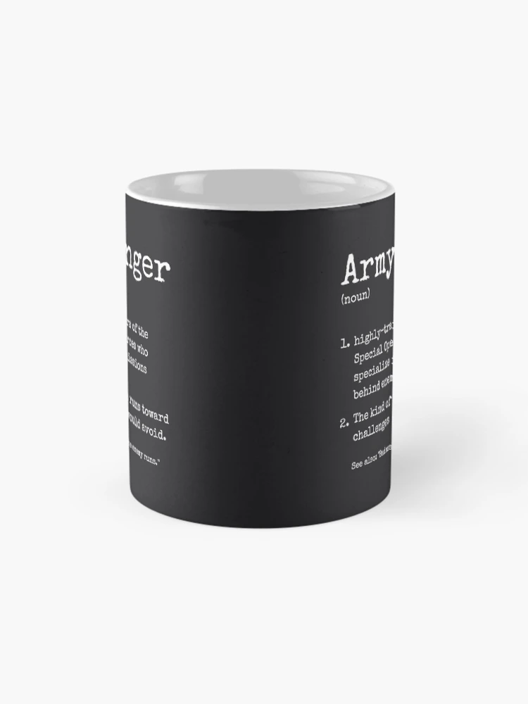 Thumbnail 4 of 6, Coffee Mug, Army Ranger Definition designed and sold by HowToCanadian.