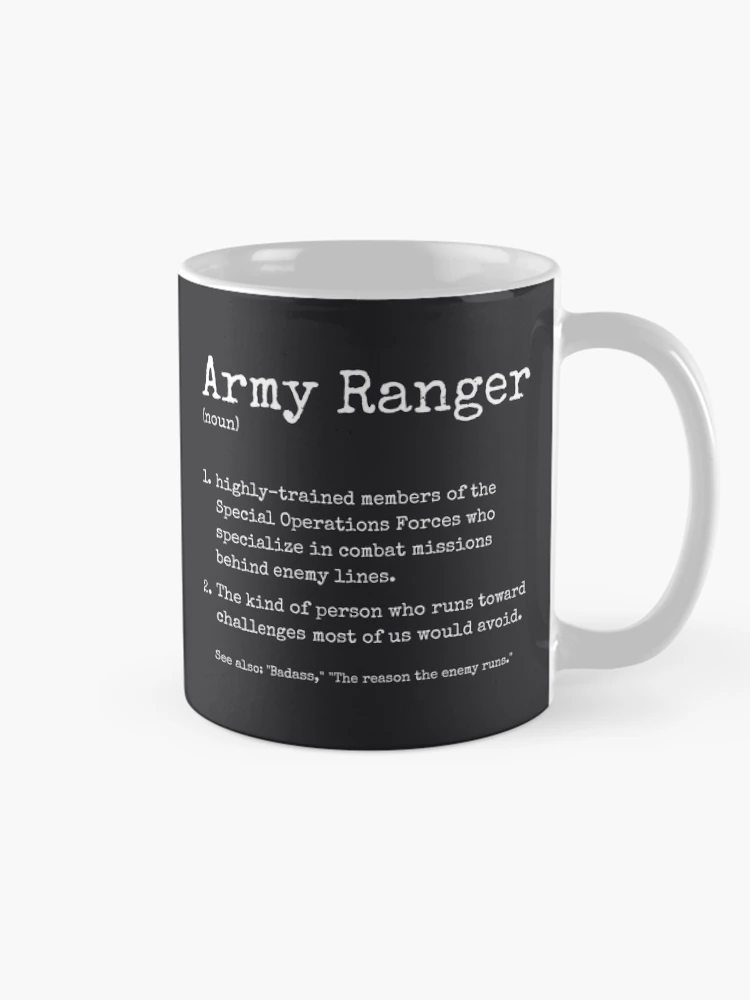 Thumbnail 3 of 6, Coffee Mug, Army Ranger Definition designed and sold by HowToCanadian.