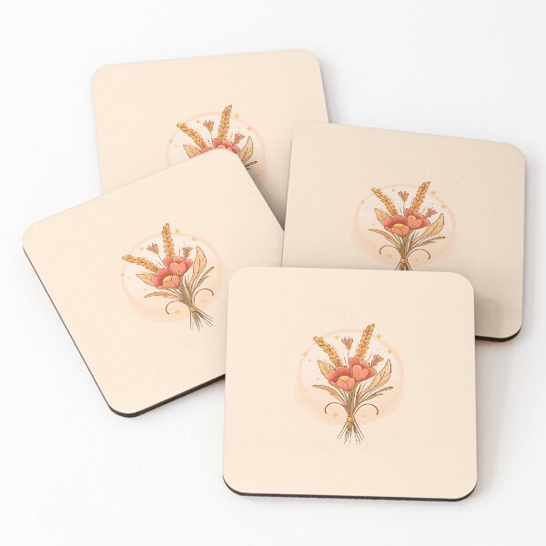Item preview, Harvest Season Bouquet Logo Design designed and sold by GoldenTealArts.