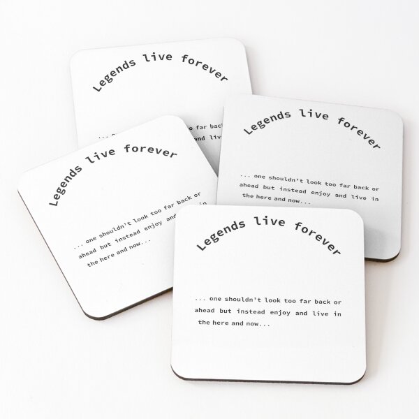 Item preview, Legends live forever, Reminder, Unique designed and sold by villacreativa.