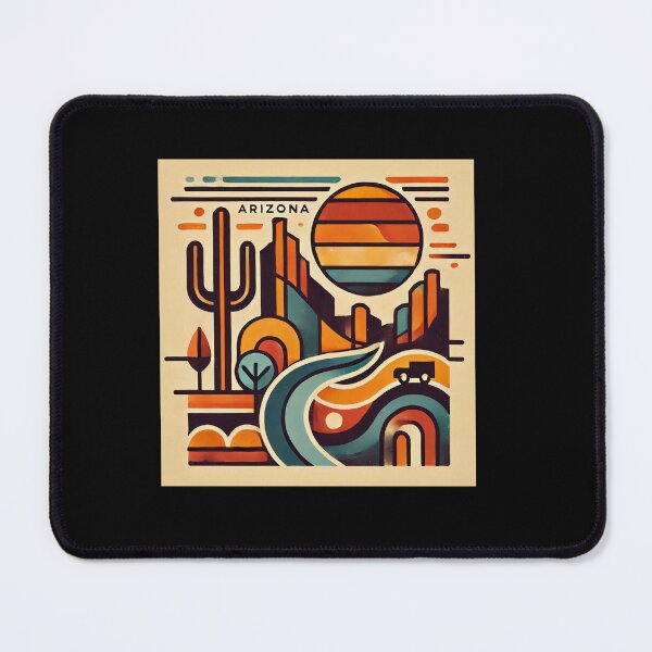 Item preview, Sedona Cubism Art – Red Rocks and Vortex Vibes designed and sold by OzzFrequency.