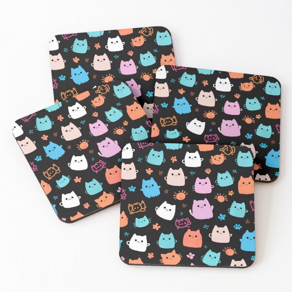Item preview, Pattern cats  designed and sold by illustroken.