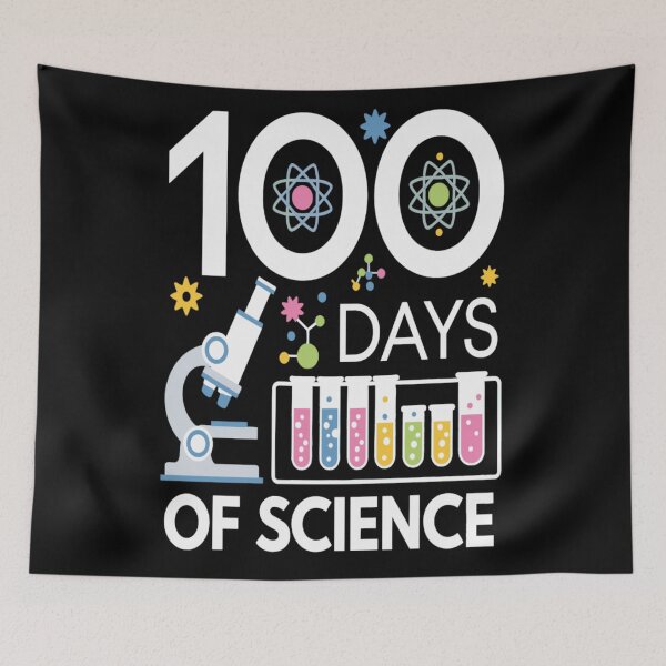 Item preview, 100 Days of School Science Teacher designed and sold by KitonicTees.