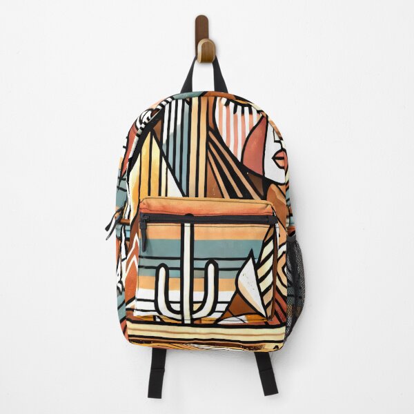 Item preview, Sedona Cubism Art – Red Rocks and Vortex Vibes designed and sold by OzzFrequency.