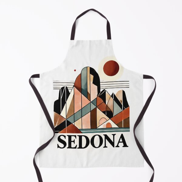 Item preview, Sedona Cubism Art – Red Rocks and Vortex Vibes designed and sold by OzzFrequency.