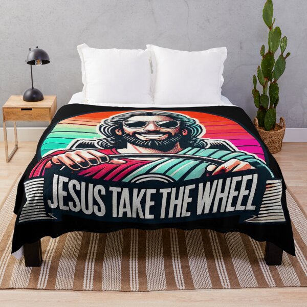 Item preview, Jesus Take The Wheel designed and sold by plushism.