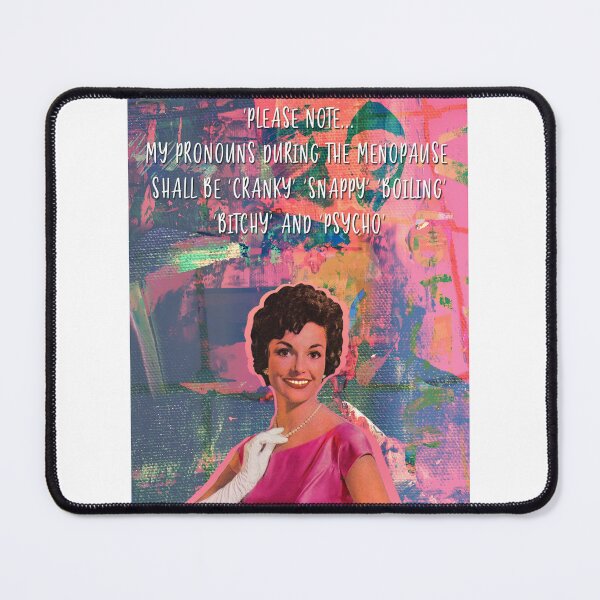 Item preview, Menopause Mood Swings Funny Retro Card designed and sold by alanpicton.