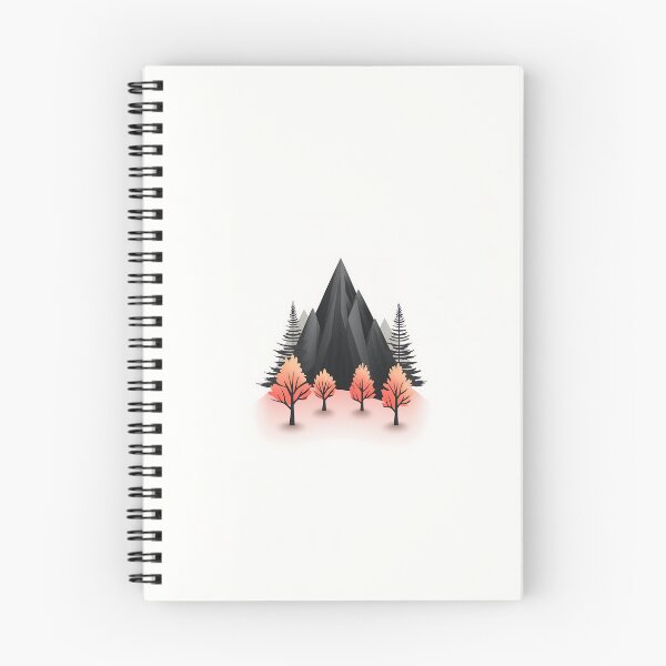 Item preview, Black Mountain Minimalist Logo Vector designed and sold by GoldenTealArts.