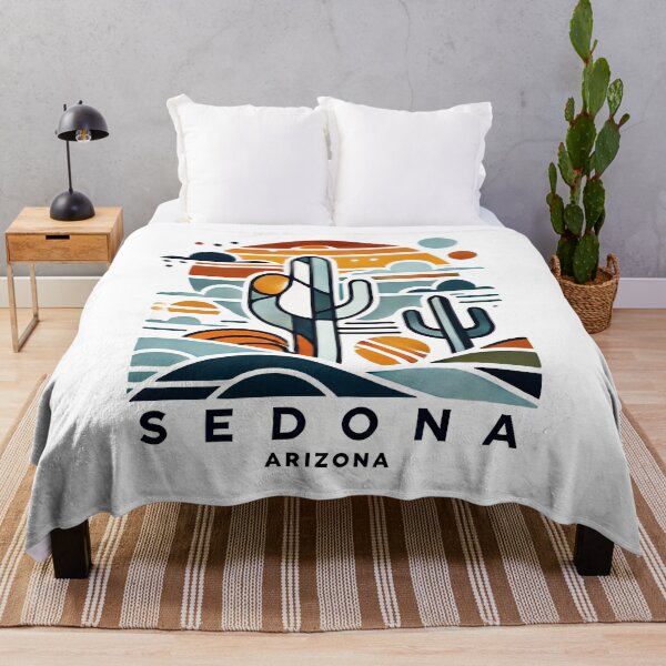 Item preview, Sedona Cubism Art – Red Rocks and Vortex Vibes designed and sold by OzzFrequency.