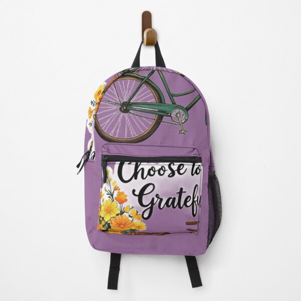 Item preview, Choose to Be Grateful Vintage Bicycle Floral designed and sold by Kawaii Planet Studio.