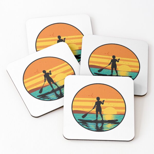 Item preview, Paddle Board SUP Stand Up Surf Sunset designed and sold by Kia Blaze.