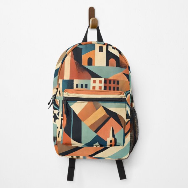 Item preview, Sedona Cubism Art – Red Rocks and Vortex Vibes designed and sold by OzzFrequency.