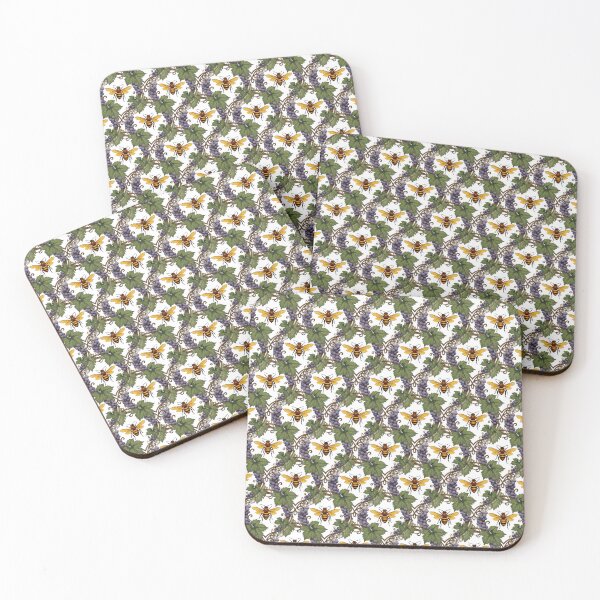Item preview, Arkansan State Honey Bee And Grape Vine Pattern Design designed and sold by taiche.