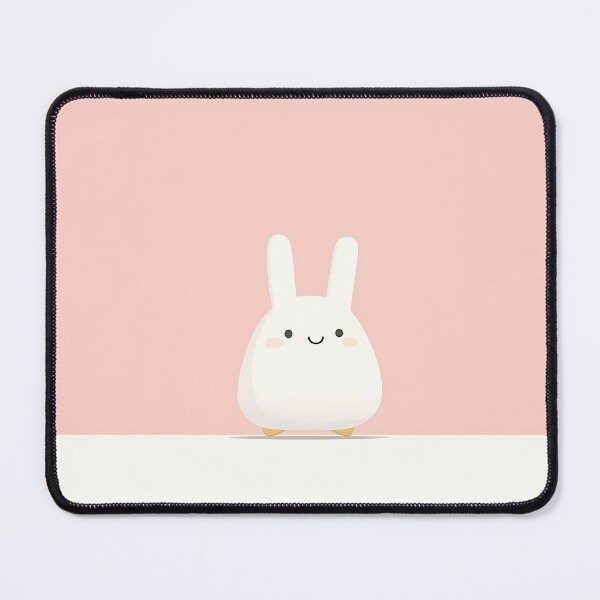 Item preview, Adorable Minimalist White Rabbit Illustration designed and sold by GoldenTealArts.