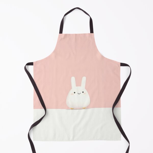 Item preview, Adorable Minimalist White Rabbit Illustration designed and sold by GoldenTealArts.