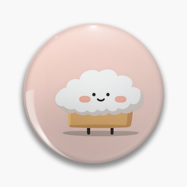 Item preview, Adorable Cloud Illustration with Minimalist Pastel Design designed and sold by GoldenTealArts.