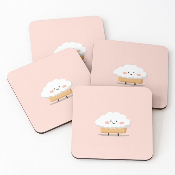 Item preview, Adorable Cloud Illustration with Minimalist Pastel Design designed and sold by GoldenTealArts.