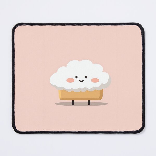 Item preview, Adorable Cloud Illustration with Minimalist Pastel Design designed and sold by GoldenTealArts.
