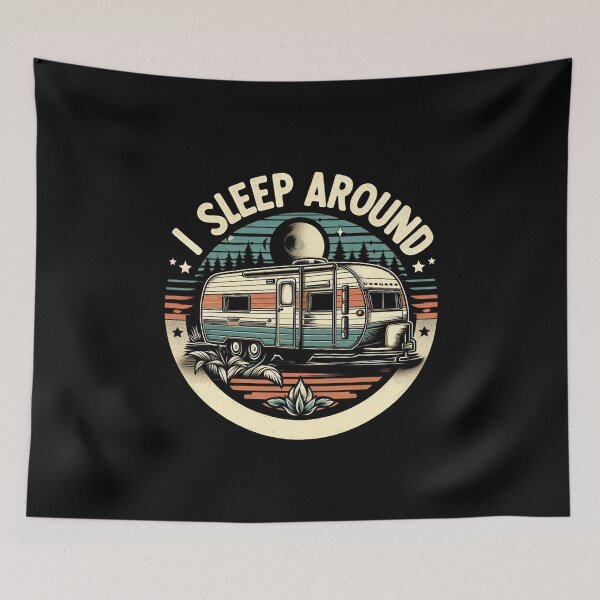 Item preview, Funny Retro Camper Van Design designed and sold by Aredbox.