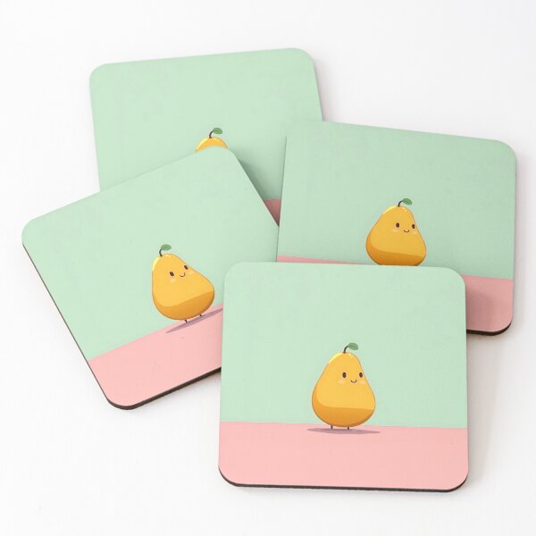Item preview, Adorable Minimalist Pear Illustration designed and sold by GoldenTealArts.