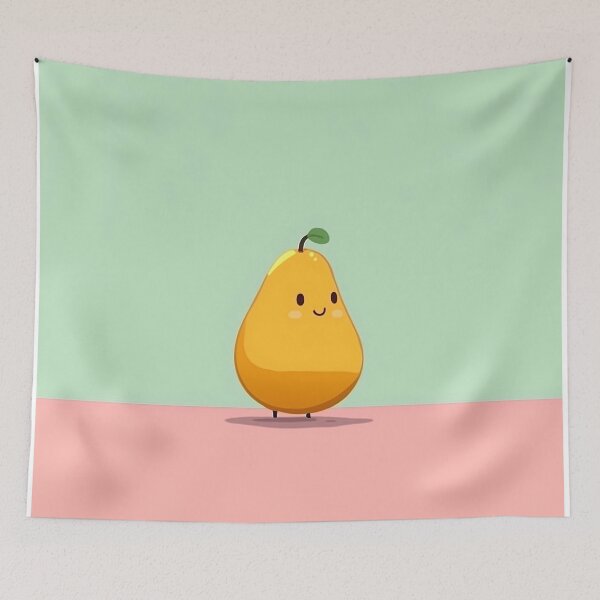 Item preview, Adorable Minimalist Pear Illustration designed and sold by GoldenTealArts.